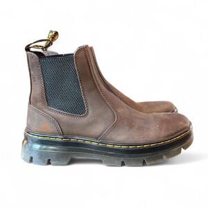 Dr. Martens Embury Chelsea Boots Dark Brown Crazy Horse Leather  US M6/L7 EU38
